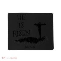 Easter He Is Risen Religious Palm Sunday cross Mousepad thumb 0