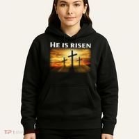Easter He Is Risen Christian Hoodie thumb 5
