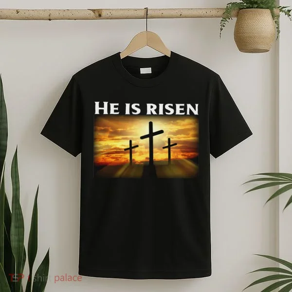 Easter He Is Risen Christian T-Shirt