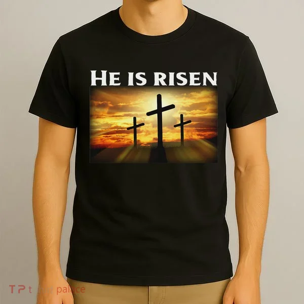 Easter He Is Risen Christian T-Shirt