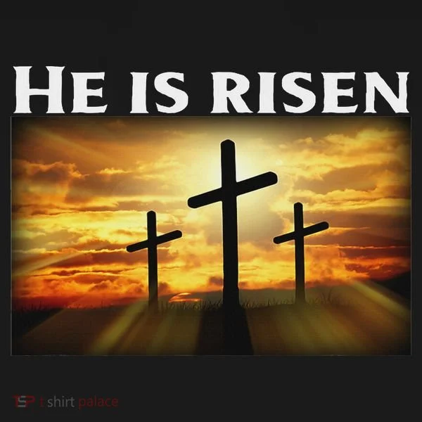 Easter He Is Risen Christian T-Shirt