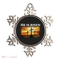 Easter He Is Risen Christian Ornament thumb 0