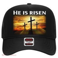 Easter He Is Risen Christian Hat thumb 0