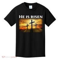 Easter He Is Risen Christian Kids T-Shirt thumb 0
