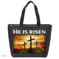 Easter He Is Risen Christian Tote Bag thumb 0