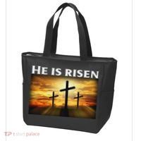 Easter He Is Risen Christian Tote Bag thumb 3