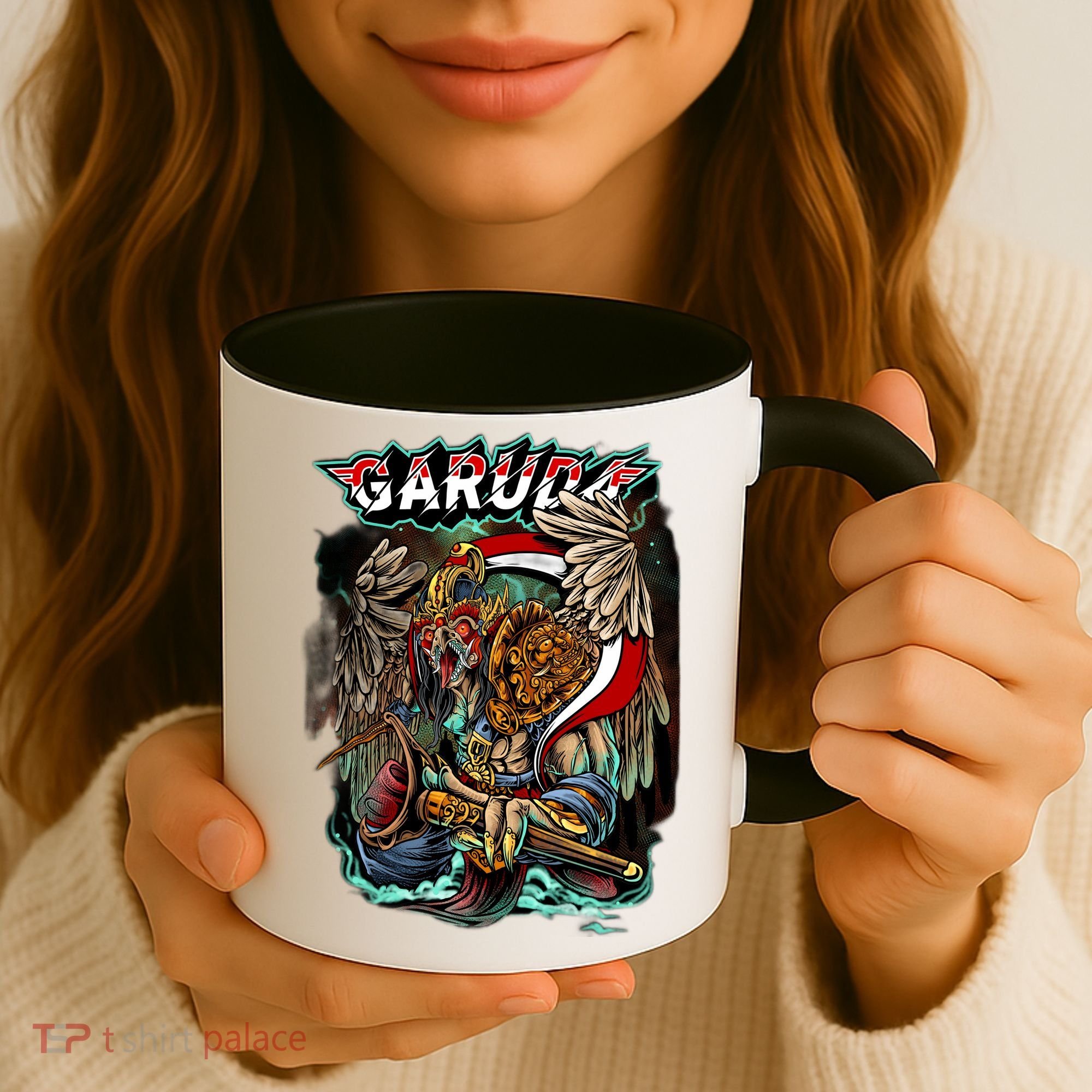 Eagle Holding Knife Coffee Mug