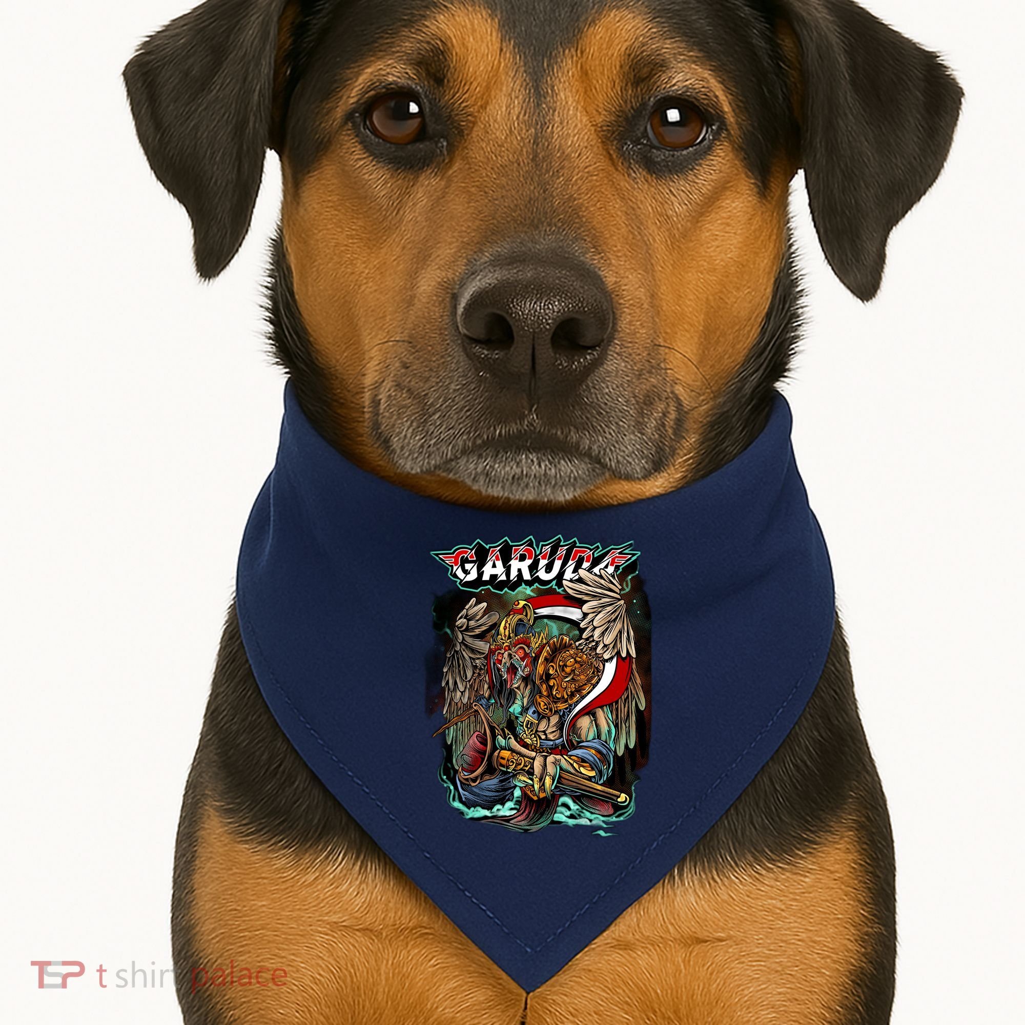 Eagle Holding Knife USA-Made Doggie Bandana