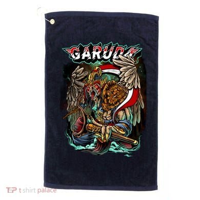 Eagle Holding Knife Golf Towel