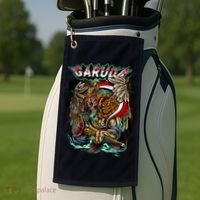 Eagle Holding Knife Golf Towel thumb 2