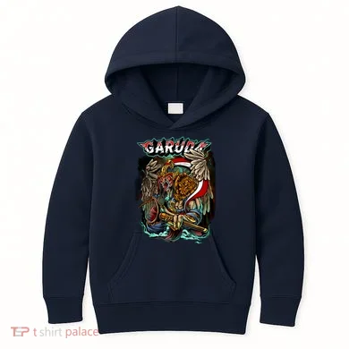 Eagle Holding Knife Kids Hoodie