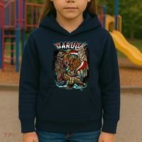 Eagle Holding Knife Kids Hoodie thumb 3