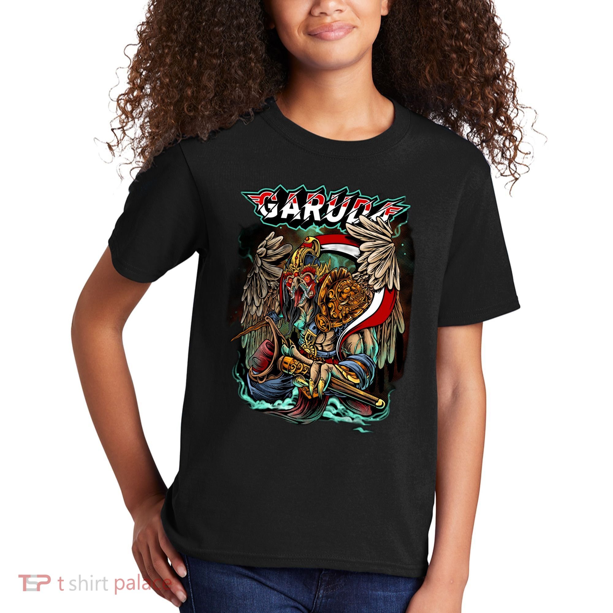 Eagle Holding Knife Kids T-Shirt