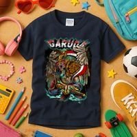 Eagle Holding Knife Kids T-Shirt thumb 3