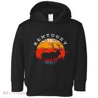 Elk Hunting Kentucky Souvenir Hunting Deer Toddler Hoodie thumb 0