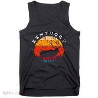 Elk Hunting Kentucky Souvenir Hunting Deer Tank Top thumb 0