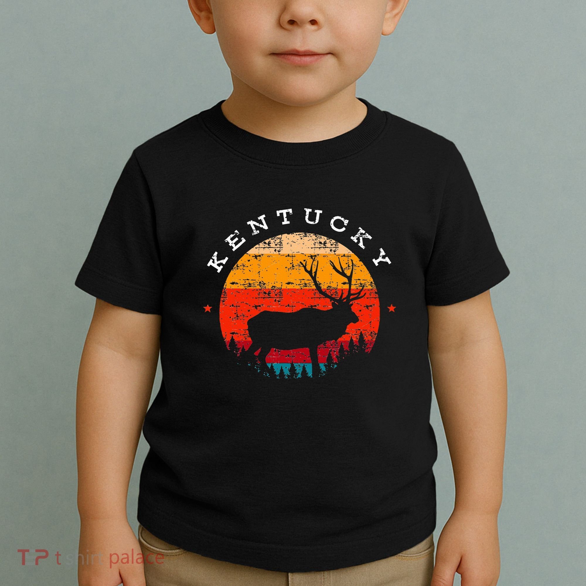 Elk Hunting Kentucky Souvenir Hunting Deer Toddler T-Shirt