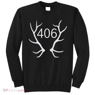 Elk Hunting Montana 406 Apparel Sweatshirt
