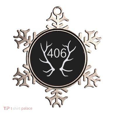 Elk Hunting Montana 406 Apparel Ornament