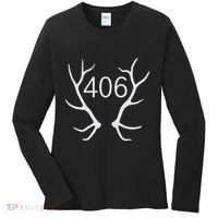 Elk Hunting Montana 406 Apparel Women's Long Sleeve Shirt thumb 0