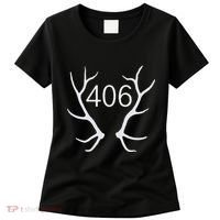 Elk Hunting Montana 406 Apparel Women's T-Shirt thumb 0