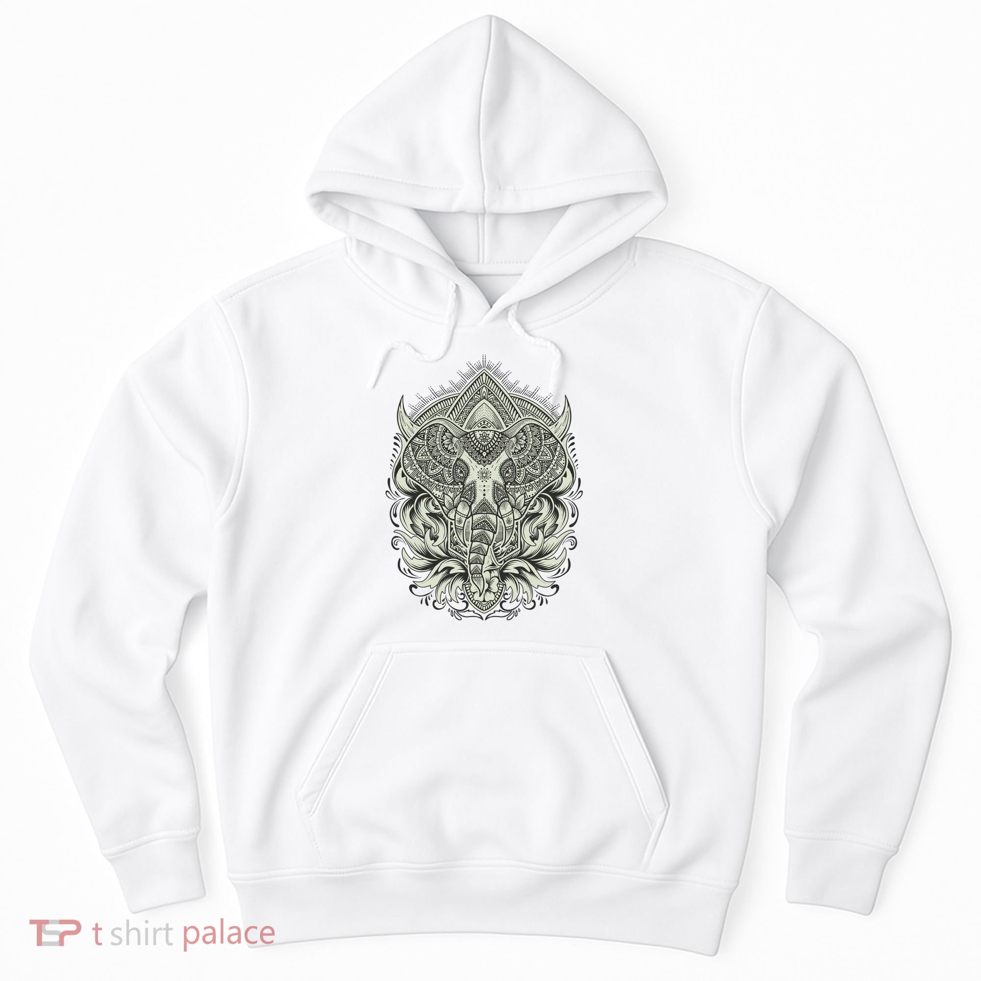 Elephant Head Mandala Hoodie