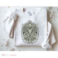 Elephant Head Mandala Sweatshirt thumb 2