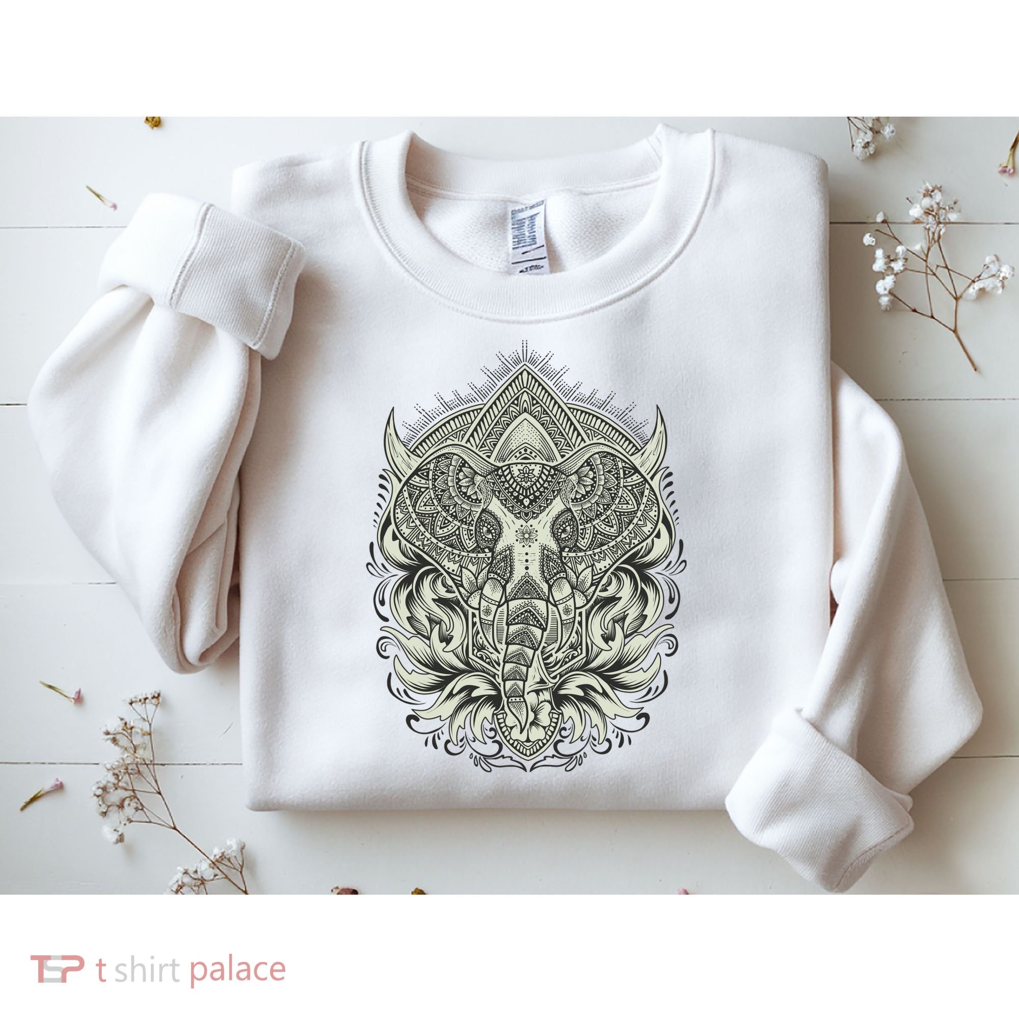 Elephant Head Mandala Sweatshirt