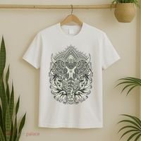 Elephant Head Mandala T-Shirt thumb 2
