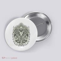Elephant Head Mandala Button thumb 0
