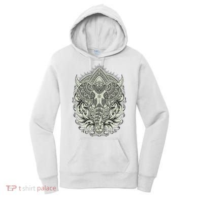 Elephant Head Mandala Women's Hoodie