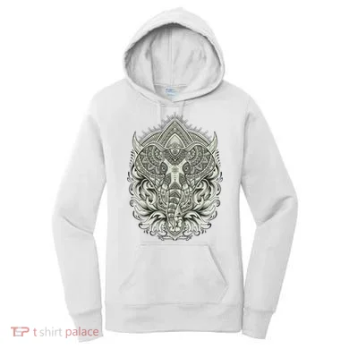 Elephant Head Mandala Women's Hoodie