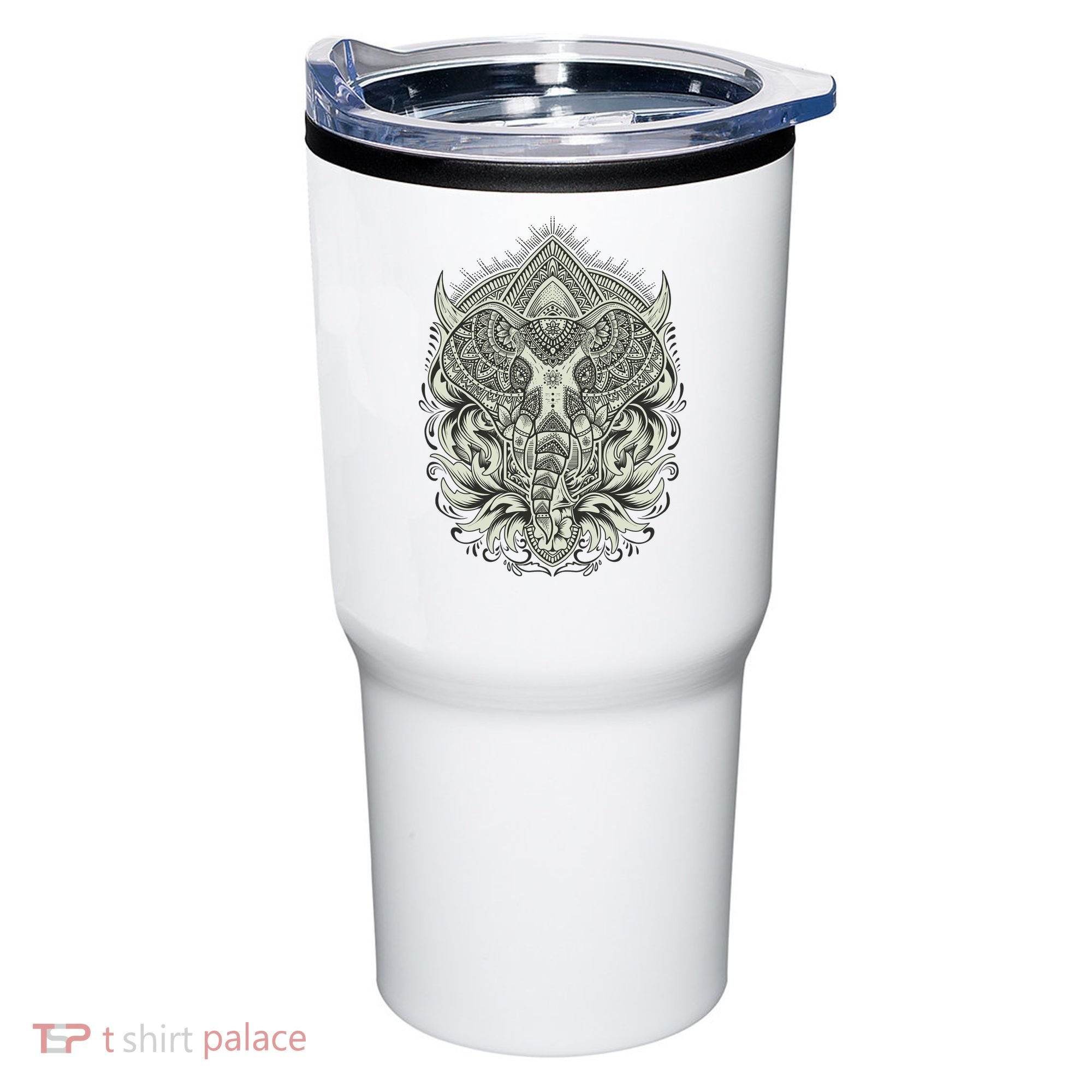 Elephant Head Mandala Tumbler