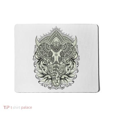Elephant Head Mandala Mousepad