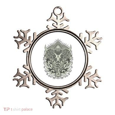 Elephant Head Mandala Ornament