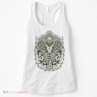 Elephant Head Mandala Women's Tank Top thumb 0