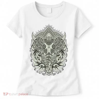 Elephant Head Mandala Women's T-Shirt