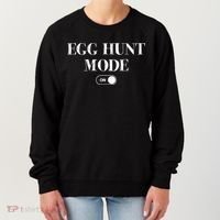 Egg Hunt Mode On Funny Easter Women's Sweatshirt thumb 0