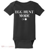 Egg Hunt Mode On Funny Easter Baby Bodysuit thumb 0