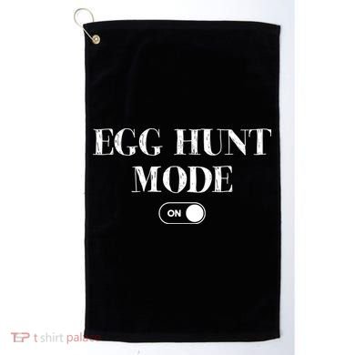 Egg Hunt Mode On Funny Easter Golf Towel