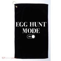 Egg Hunt Mode On Funny Easter Golf Towel thumb 0