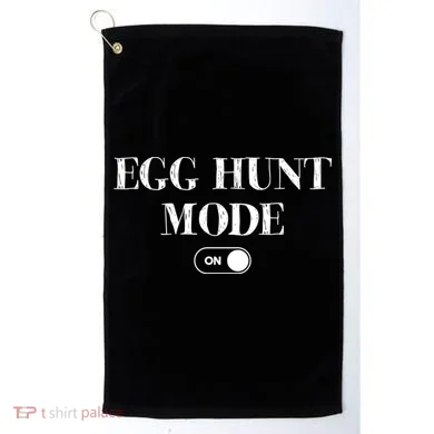 Egg Hunt Mode On Funny Easter Golf Towel