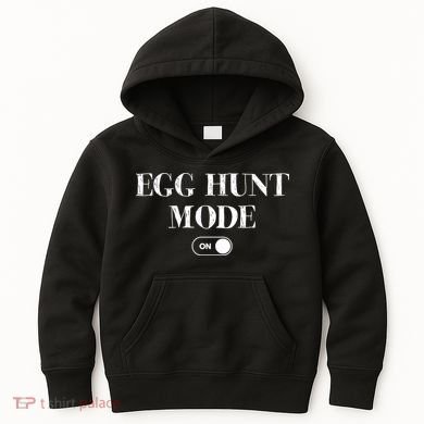 Egg Hunt Mode On Funny Easter Kids Hoodie