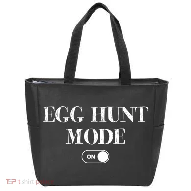 Egg Hunt Mode On Funny Easter Tote Bag