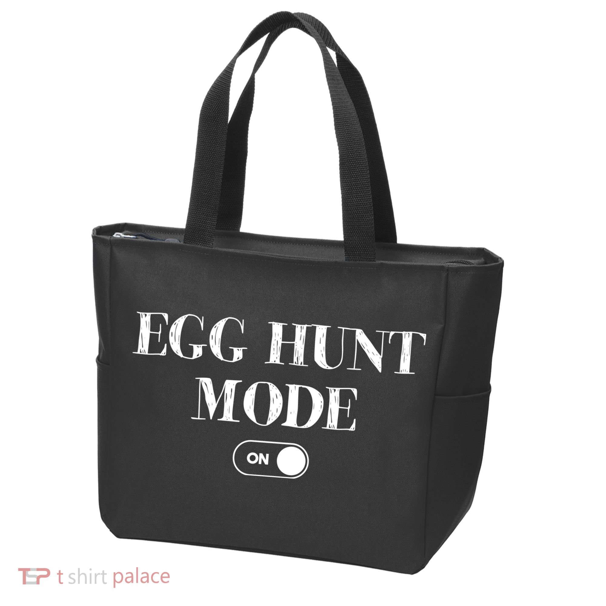Egg Hunt Mode On Funny Easter Tote Bag