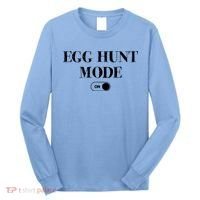 Egg Hunt Mode On Funny Easter Long Sleeve Shirt thumb 0