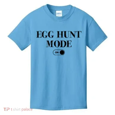Egg Hunt Mode On Funny Easter Kids T-Shirt