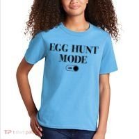 Egg Hunt Mode On Funny Easter Kids T-Shirt thumb 2
