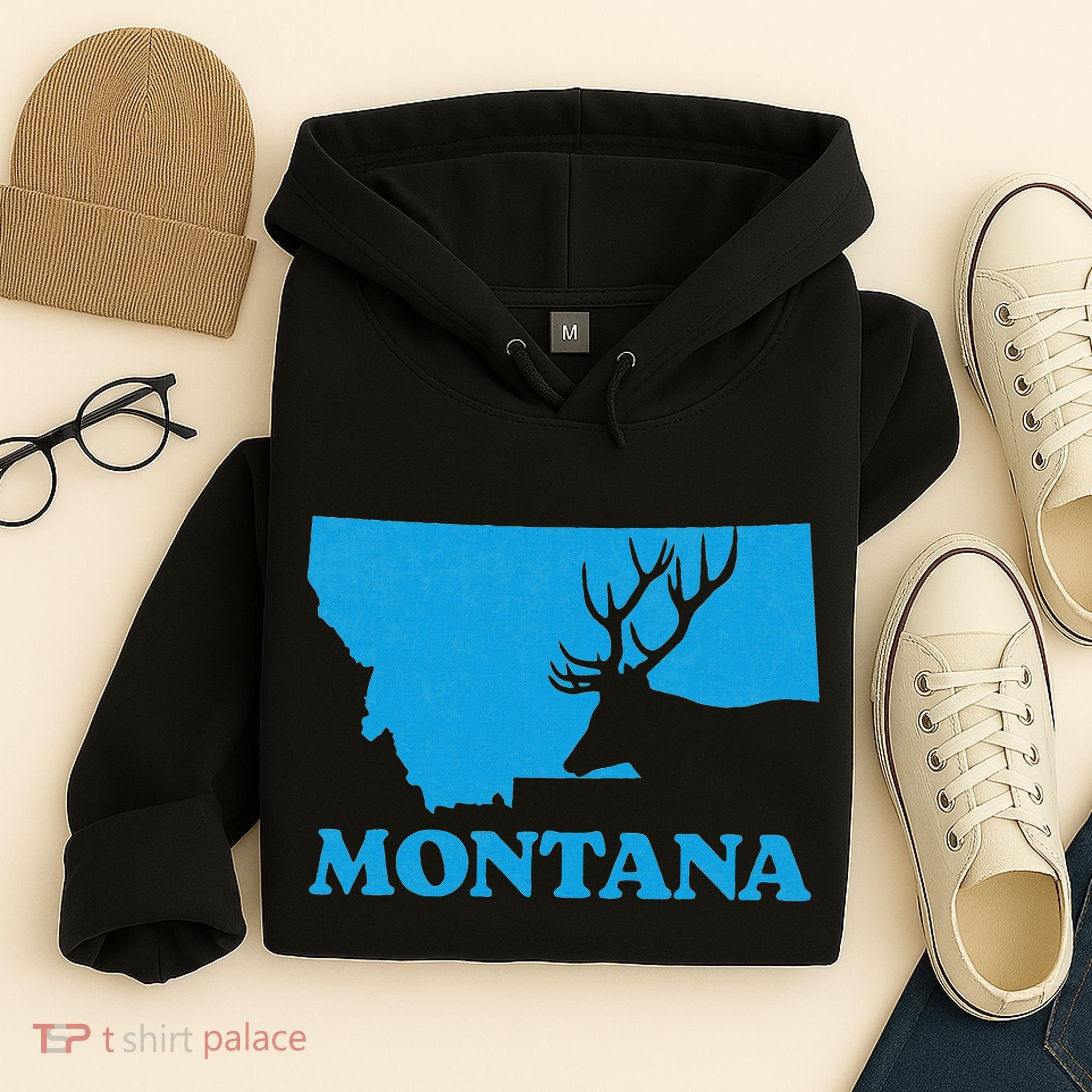 Elk Hunting Montana Deer Elk Hunter Mt State Hoodie