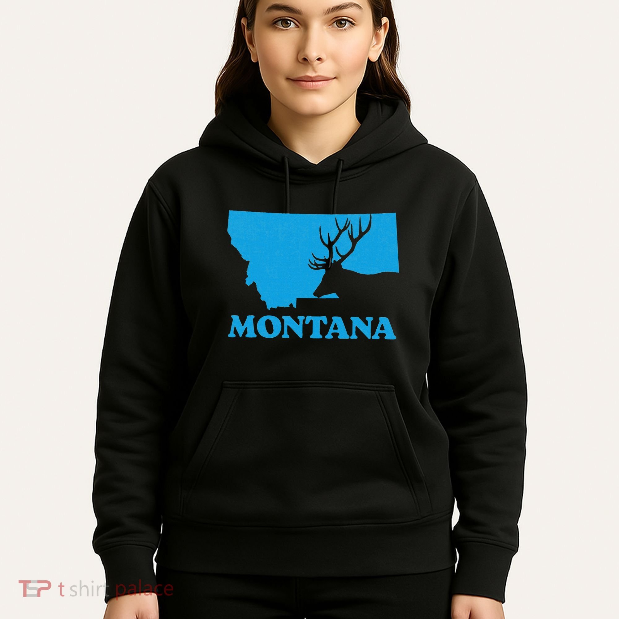 Elk Hunting Montana Deer Elk Hunter Mt State Hoodie